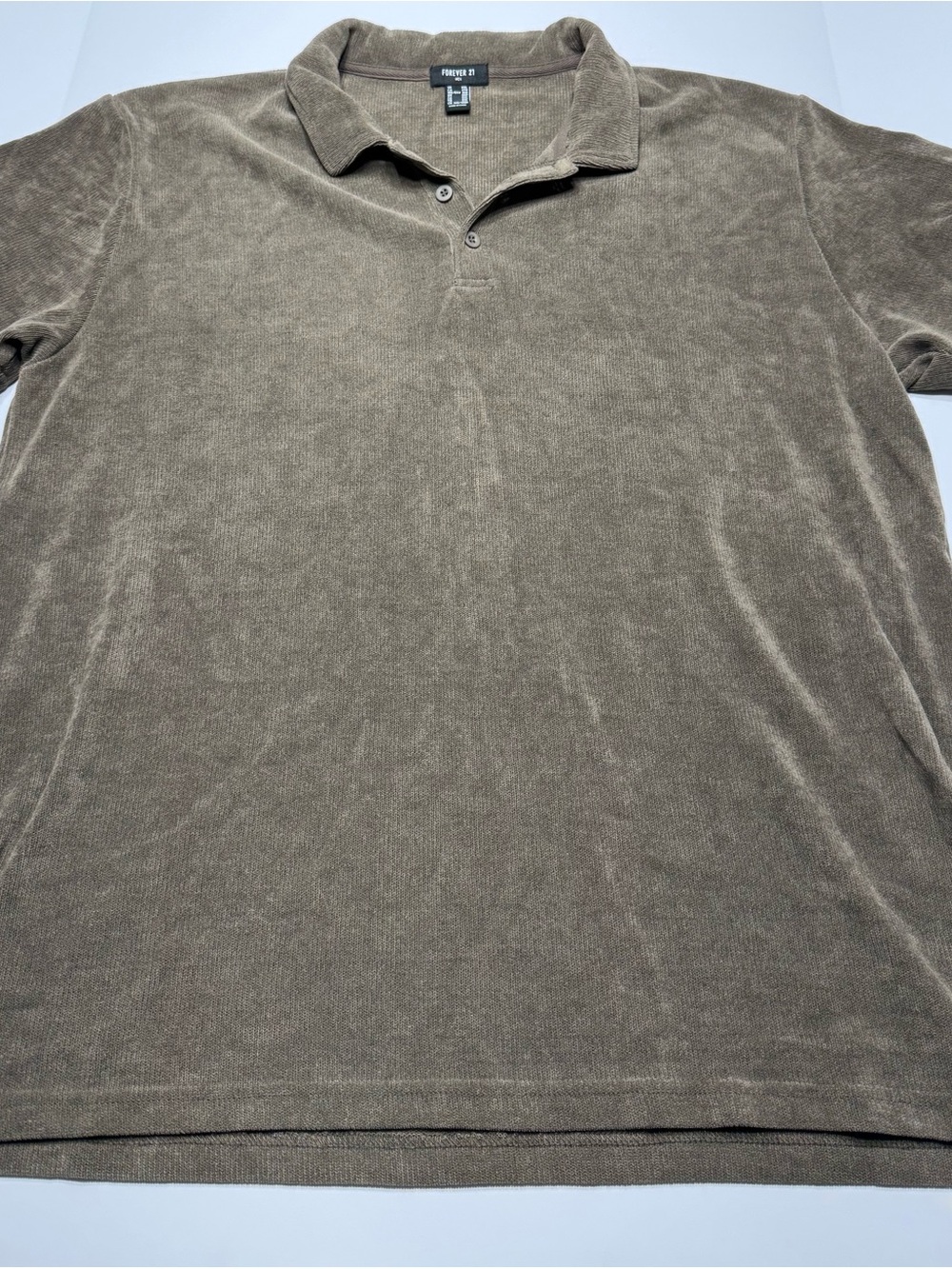 Forever 21 Men's Taupe Polo Shirt